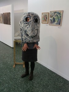 Claire Rollinson's Big Head as worn by Karen Lorenz