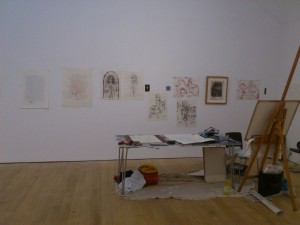 Working at Newlyn Art Gallery