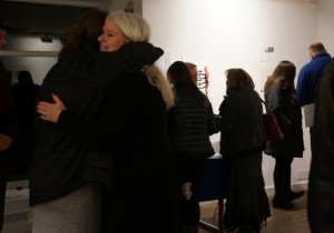 A hug at the Opening!