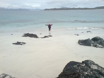 On the white strand of the monks, Iona