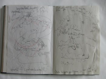 trance drawings sketchbook